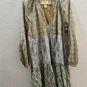 Jessica Simpson Multicolor Patterned Mini Dress